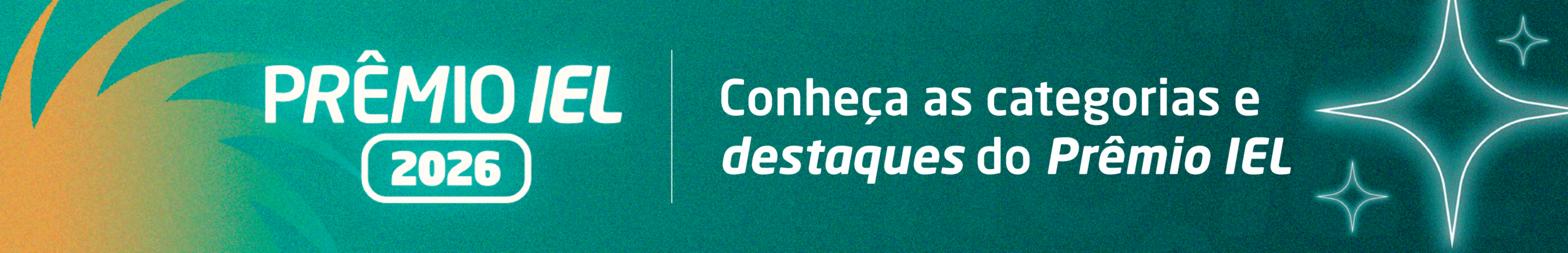 Banner prêmio IEL
