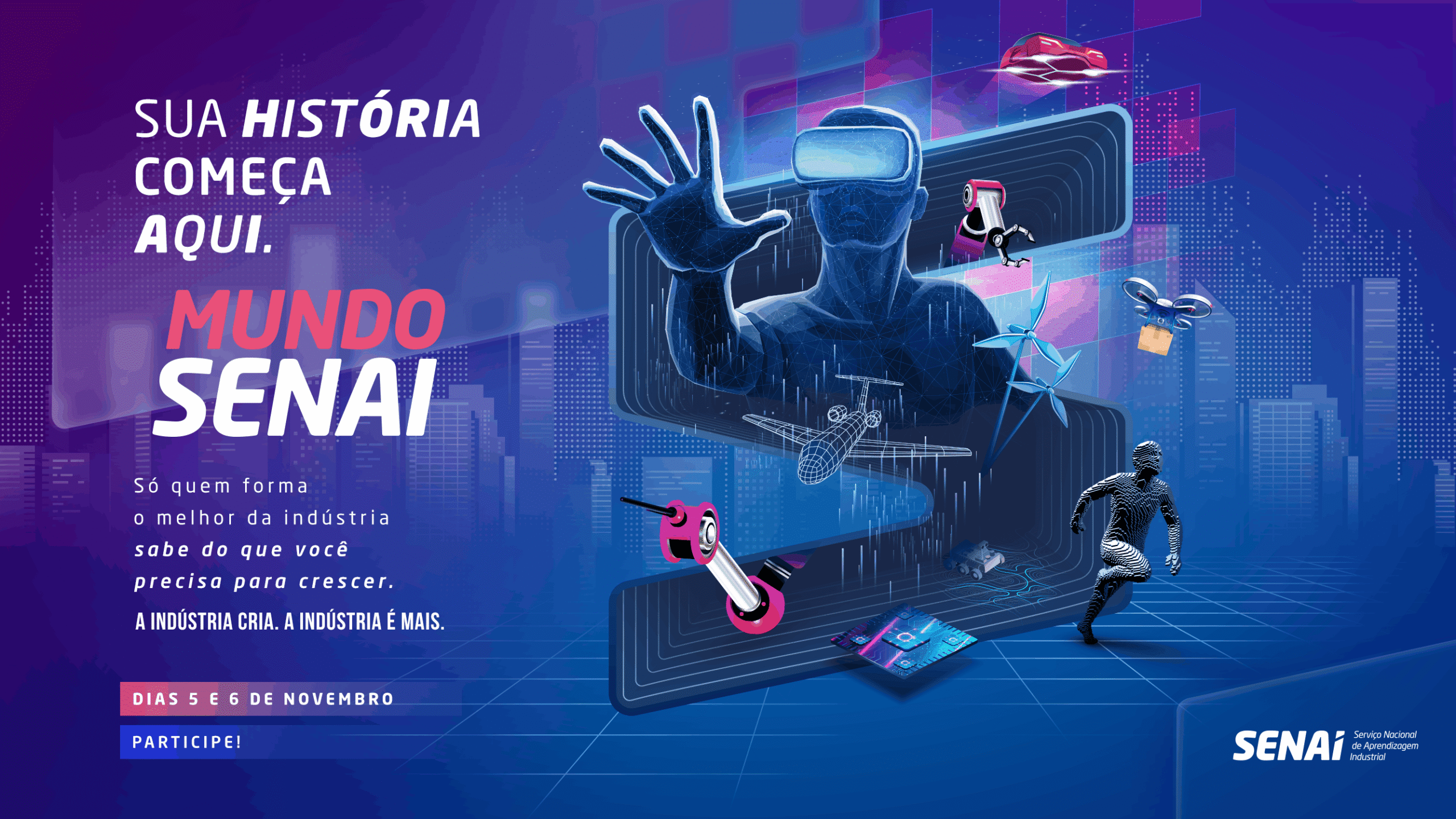 Banner principal do Mundo SENAI