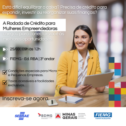 Rodada de Crédito para Mulheres Empreendedoras