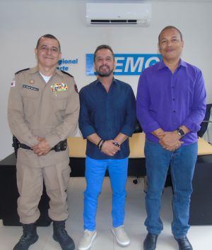Adauto, comandante PM e vereador Wilton