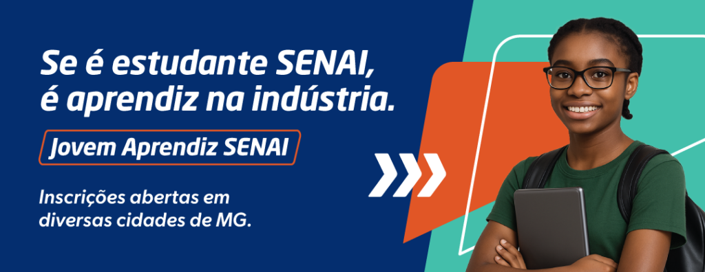 SENAI abre inscrições para cursos gratuitos de aprendizagem industrial