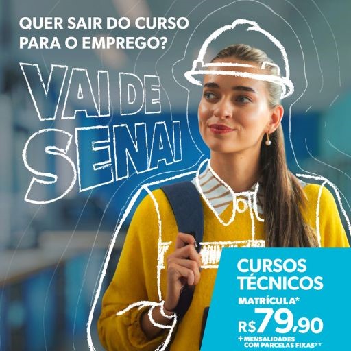 SENAI abre inscrições para cursos técnicos do segundo semestre