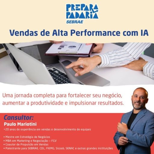 "Prepara Padaria" promove capacitação em vendas com IA