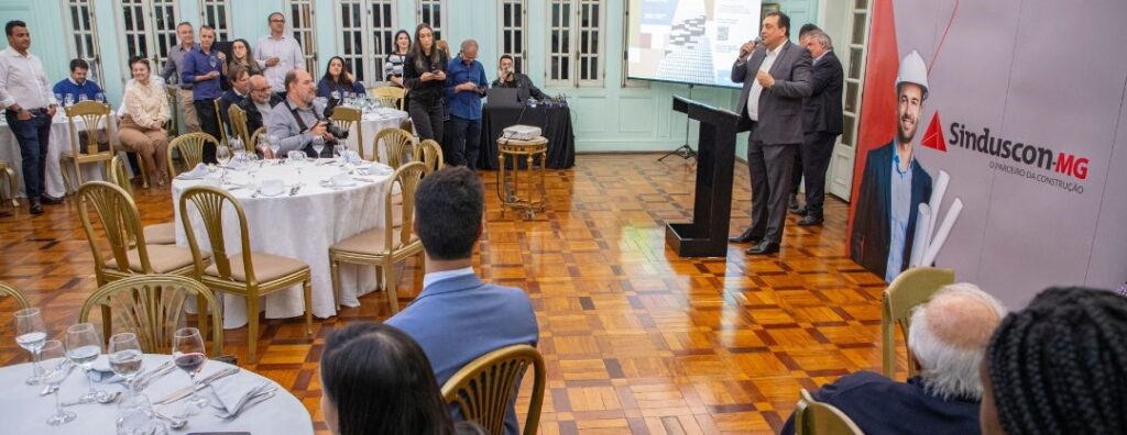 Minascon é uma realização do Sinduscon-MG, da FIEMG e do SENAI, com apoio máster do Sebrae