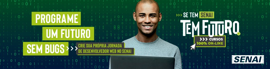 Crie sua própria jornada de Desenvolvedor Web no SENAI