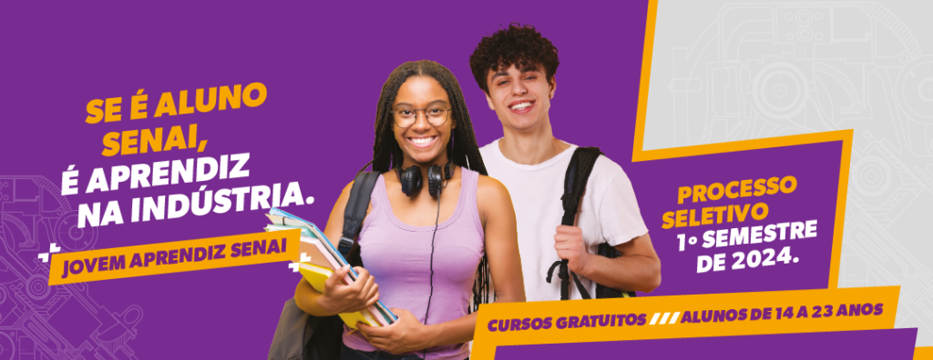 Seleção para cursos gratuitos do SENAI têm inscrições abertas até 30/9