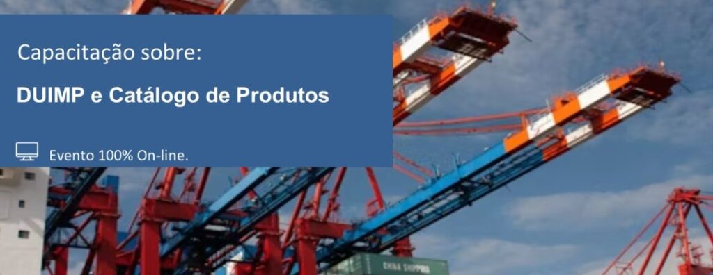 Declaração de importação e catálogo de produtos são temas de capacitação