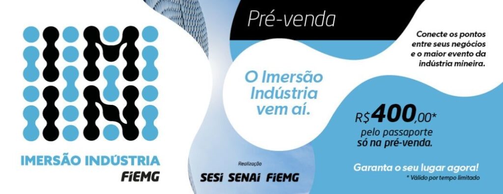 Imersão Indústria 2025 abre venda de ingressos com desconto