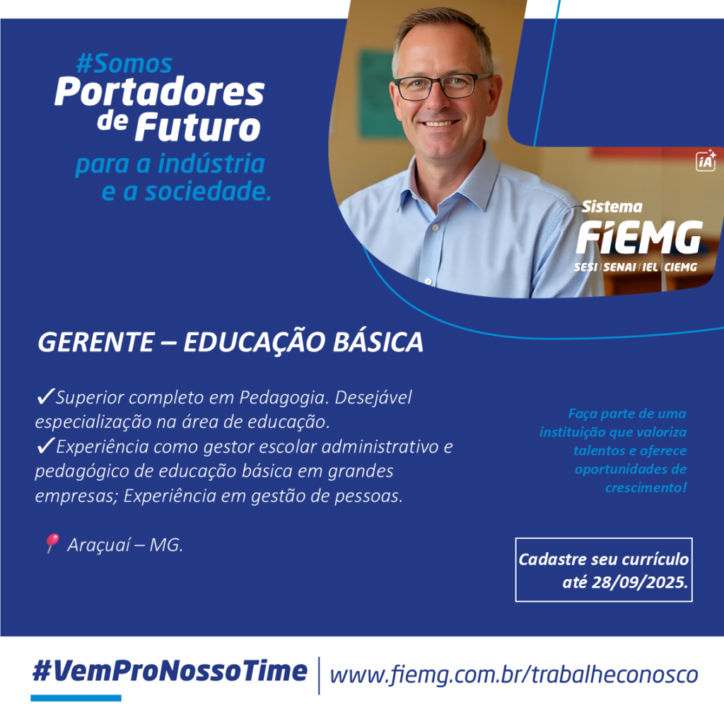 Divulga vaga gerente