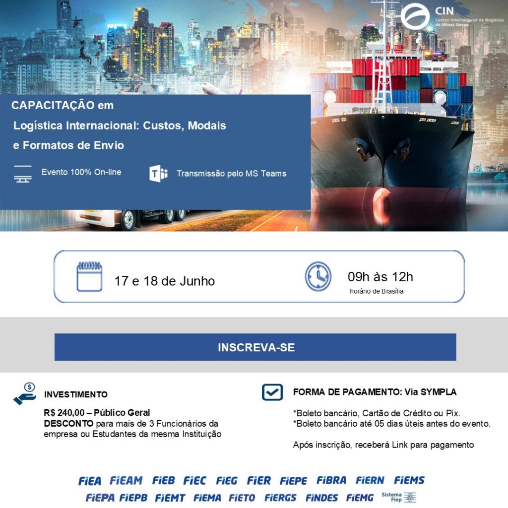 CARD-WHATS Logística Internacional - Custos, Modais e Formatos de Envio