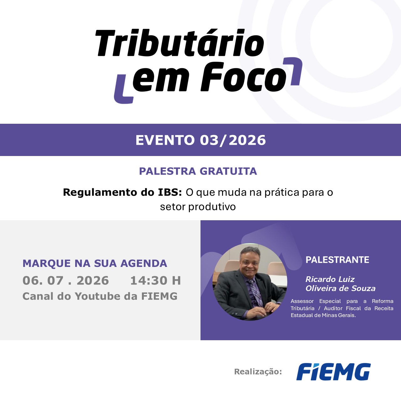 FIEMG promove palestra gratuita sobre mudanças no regulamento do IBS