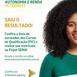 Divulgada lista de sorteados do Programa Autonomia e Renda Petrobras